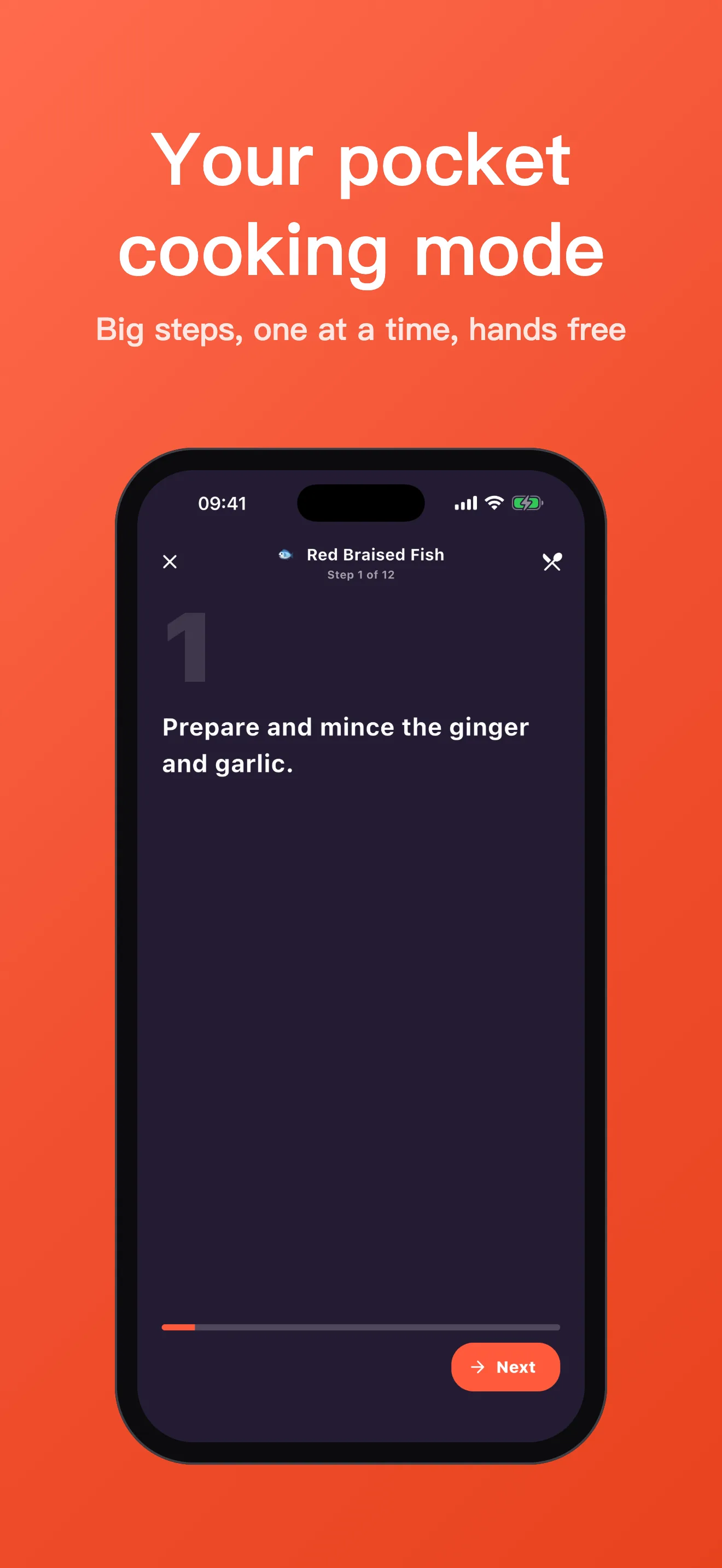 Cook Today cook mode
